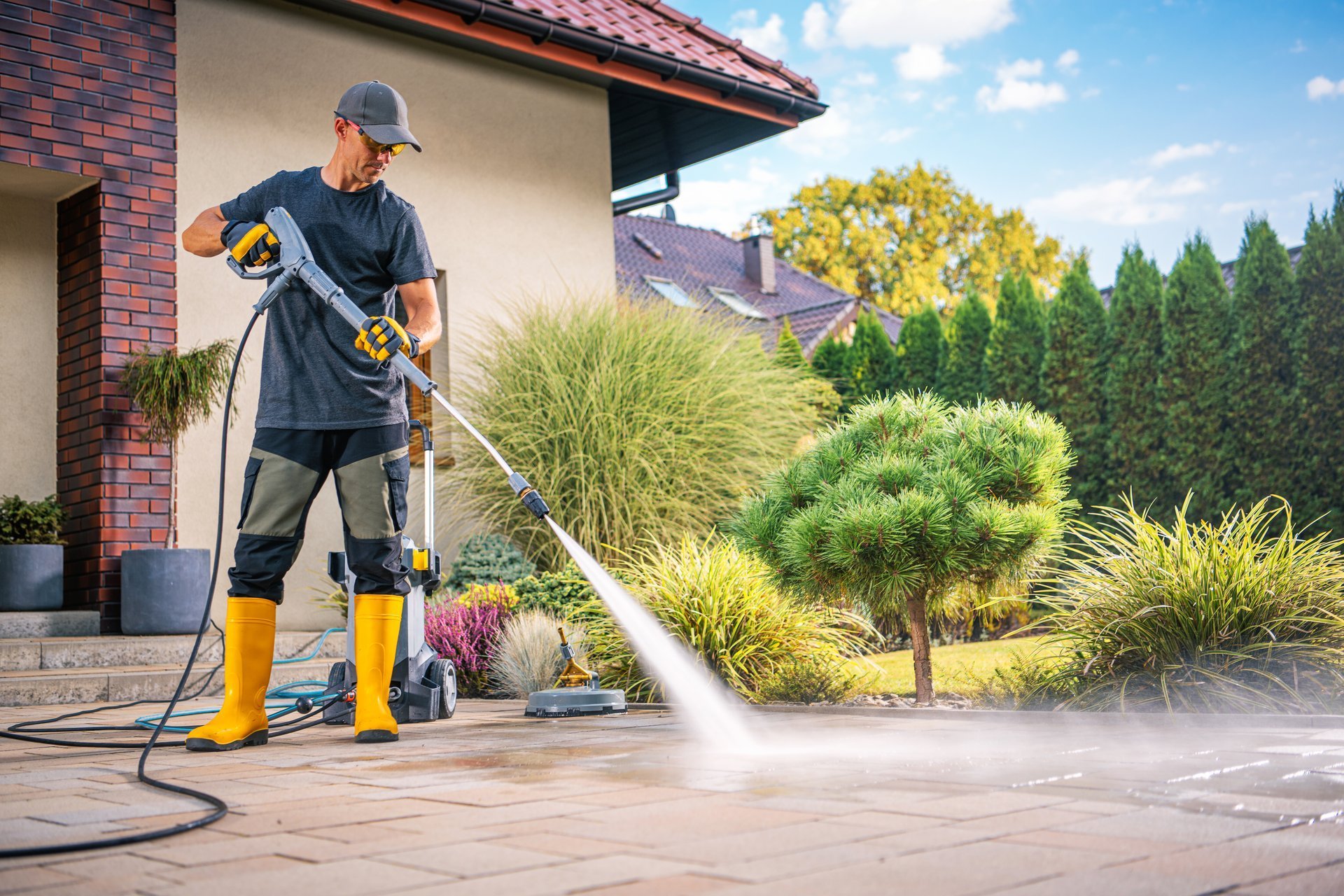 Professional pressure washing service
